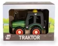 Drewniany traktor z oponami - tantis.pl