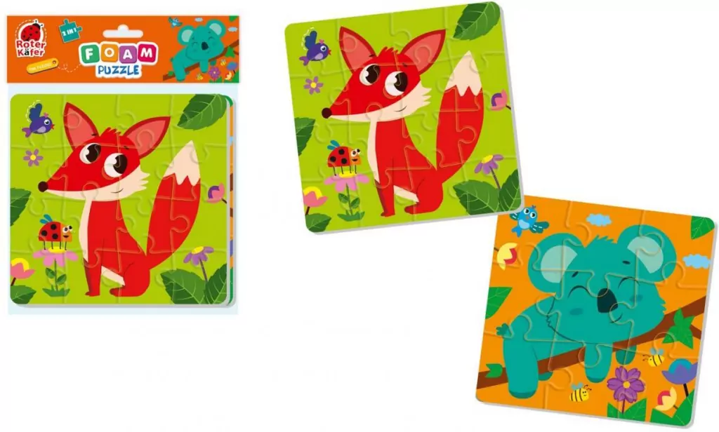 Puzzle piankowe 2w1. The Fuzzies - tantis.pl