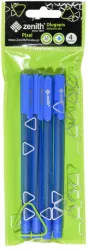 Długopis Zenith pixel 0,5mm 4 sztuki niebieski