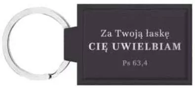Brelok skórzany. Za Twoją łaskę Cię uwielbiam - tantis.pl