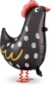 Balon foliowy Kurka czarna, 48x60 cm - tantis.pl