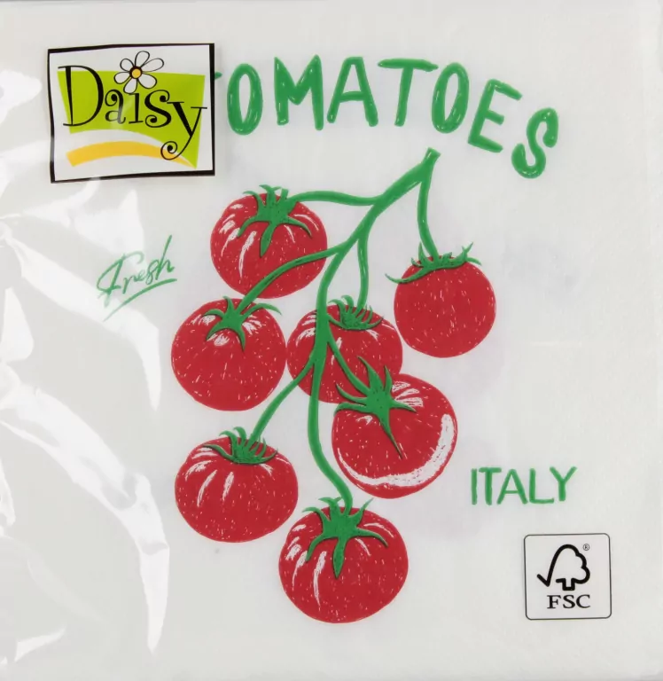 Serwetki DAISY Lunch SD 330x330 Pomidory 043901 - tantis.pl