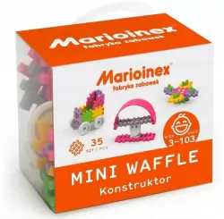 Mini Waffle Konstruktor 35. Różowy