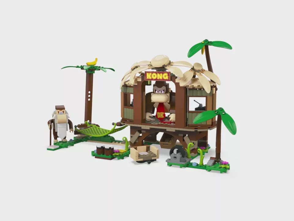 LEGO® Super Mario. Domek na drzewie Donkey Konga — zestaw rozszerzający. 71424 - tantis.pl