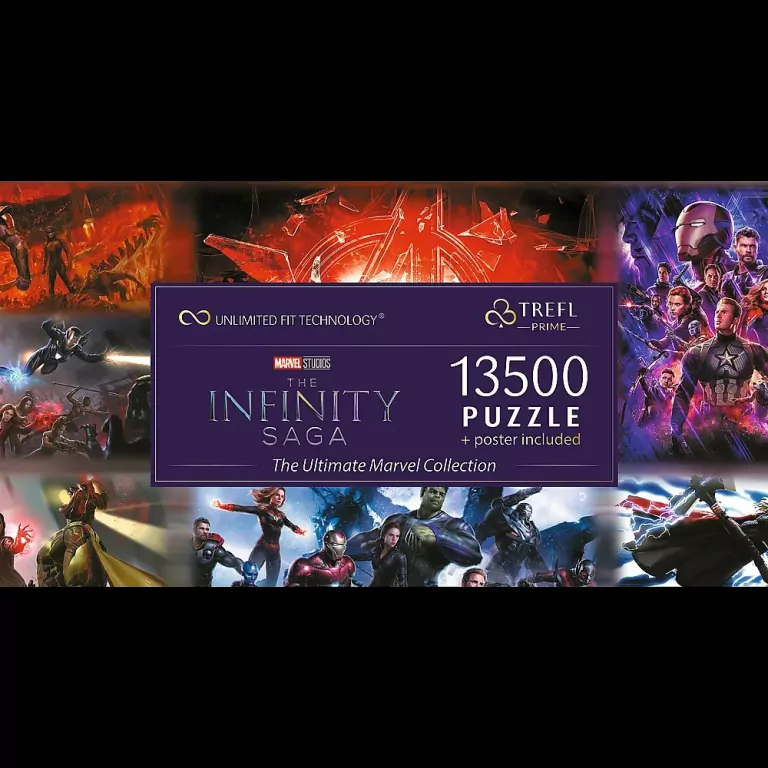 Trefl. Puzzle 13500 + plakat. The Infinity Saga. The Ultimate Marvel Collection - tantis.pl