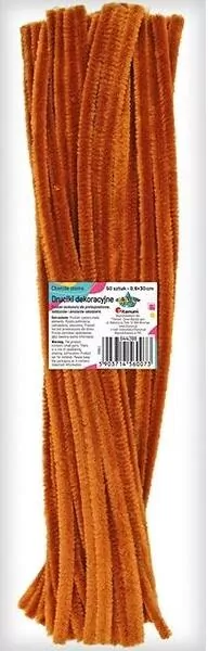 Druciki dekoracyjne 0,6x30cm średniobrązowe 50szt - tantis.pl