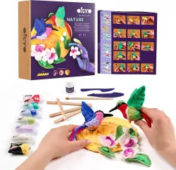 Zestaw kreatywny do modelowania 3D Kolibry