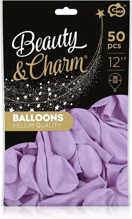 Balony Beauty&Charm makaronowe lawenda 30cm - tantis.pl