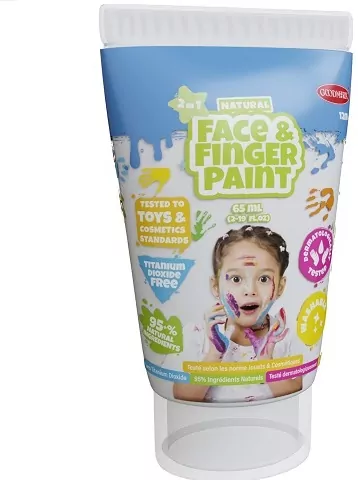 Farba dla malowania palcami biała 65ml - tantis.pl