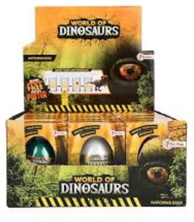 DINOZAUR ROSNACY W JAJKU 8X10X5 MIX6 DISPL12 - tantis.pl