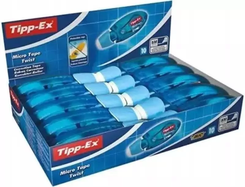 Korektor Tipp-Ex Micro Tape Twist nieb (10szt) - tantis.pl
