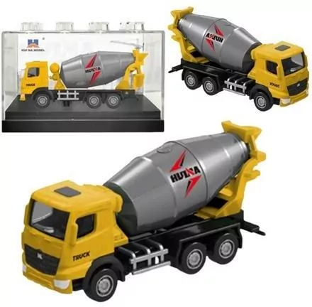 Betoniarka metalowa model żółta MIX Huina - tantis.pl