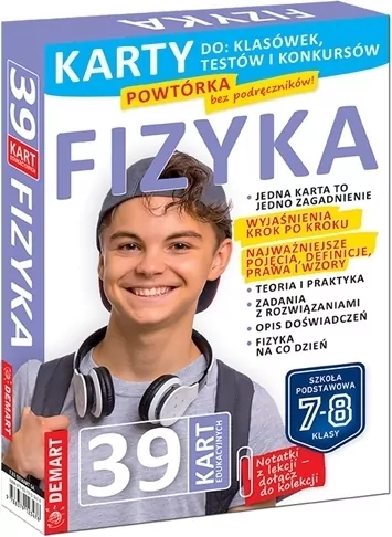 Fizyka. Karty edukacyjne - tantis.pl