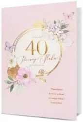 Karnet B6. 40 Rocznica ślubu