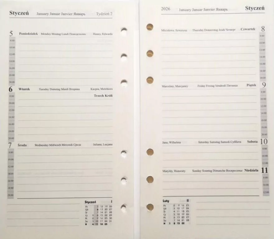 Wkład do organizera notes finanse adresy 7,5x12,5 - tantis.pl