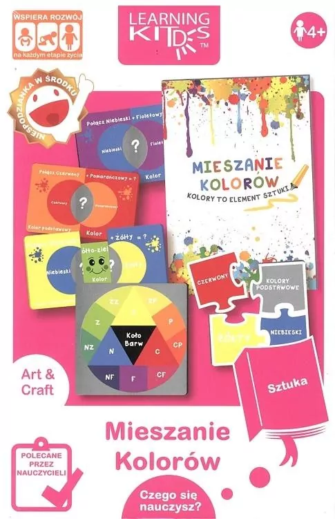 Układanka edukacyjna - Mieszanie kolorów - tantis.pl