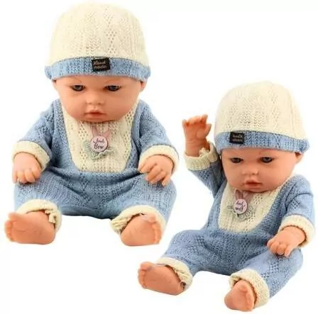 Lalka bobas w niebieskim wdzianku - tantis.pl