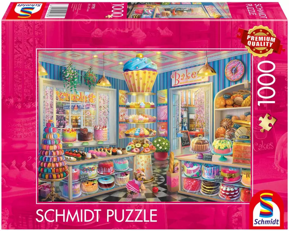 Puzzle PQ 1000 Kolorowa cukiernia G3 - tantis.pl