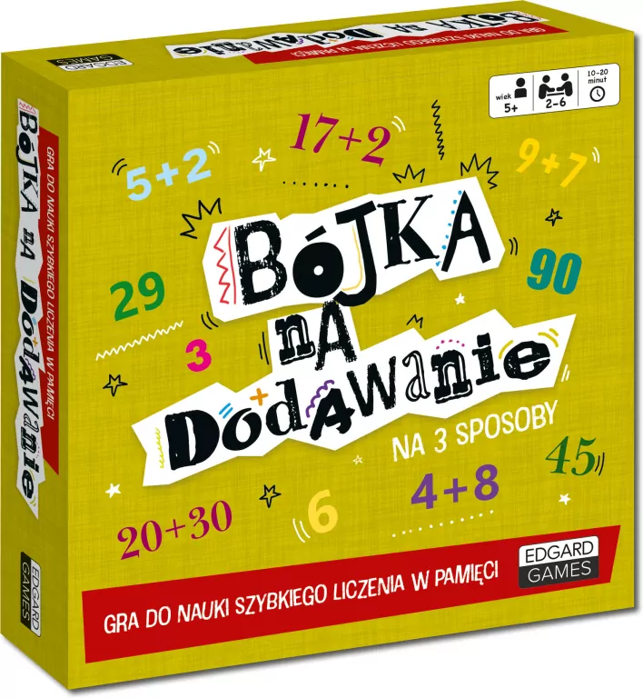 Edgard Games. Gra edukacyjna Bójka na dodawanie - tantis.pl