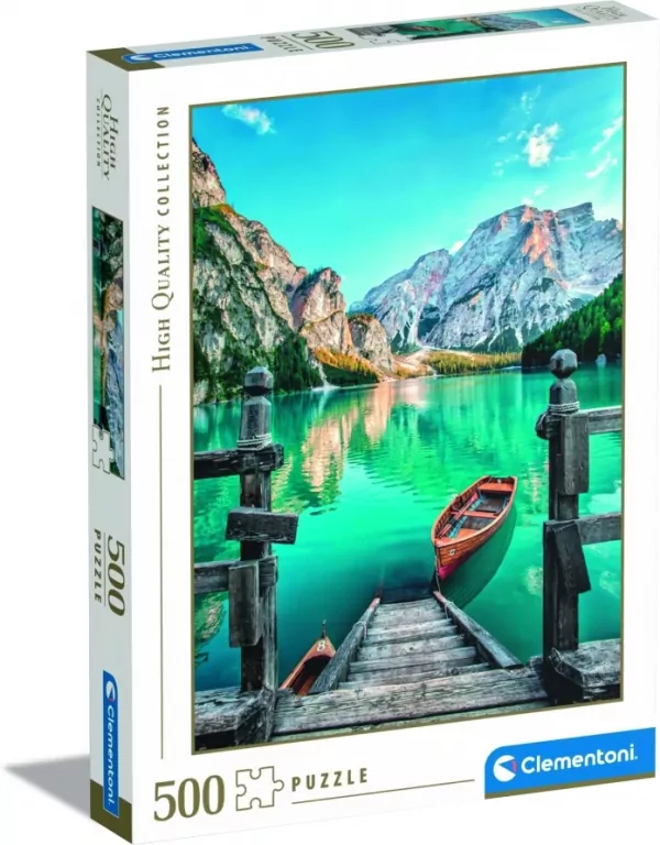 Puzzle 500. High Quality Collection. Jezioro Braies - tantis.pl