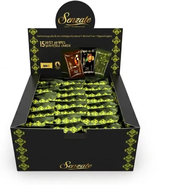 Chusteczki nawilżane Olive Senzate (36szt) - tantis.pl