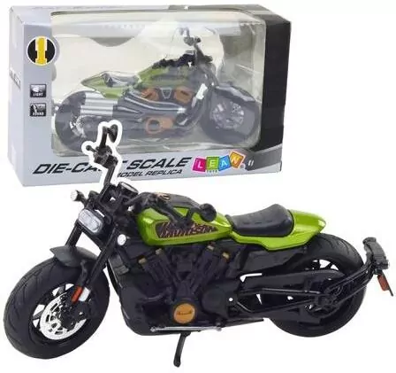 Motocykl Chopper z dźwiekiem i światłem 1:12 - tantis.pl