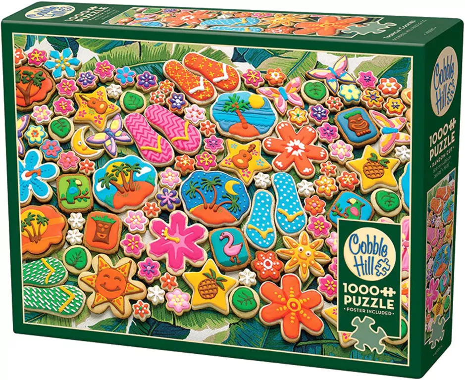 Puzzle 1000 Tropikalne ciasteczka G3 - tantis.pl