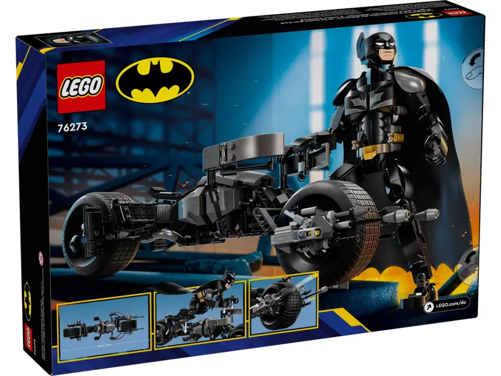 LEGO® DC Batman. Figurka Batmana i batcykl. 76273 - tantis.pl