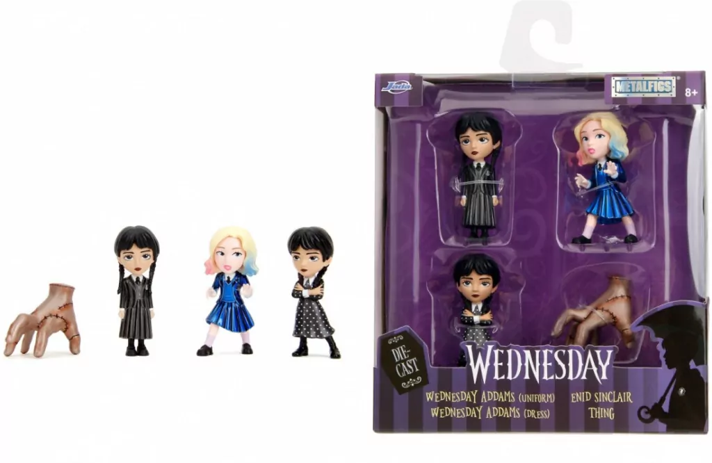 Wednesday. Figurki 4-pak 6,5cm - tantis.pl