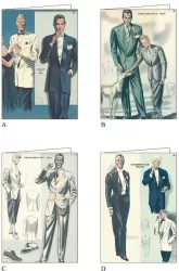 Karnet z kopertą. Moda męska