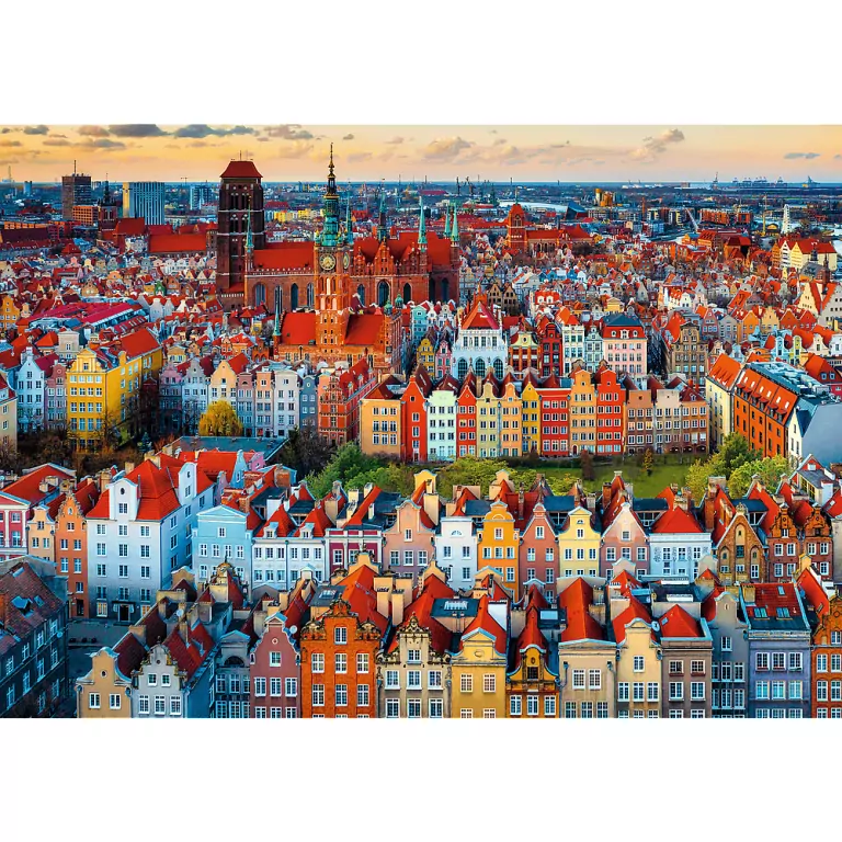 Puzzle 1000. Widok na Gdańsk - tantis.pl