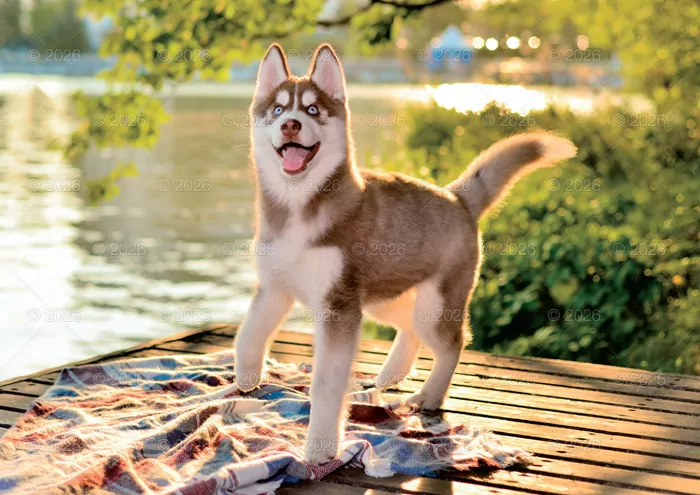 Kalendarz 2026 rodzinny Psy domowe - tantis.pl