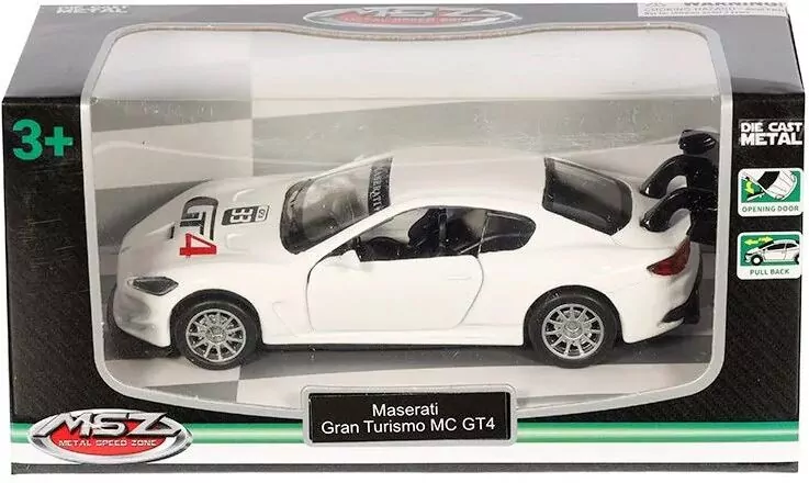 MSZ 1:43 Maserati GranTurismo MC GT4/biały - tantis.pl