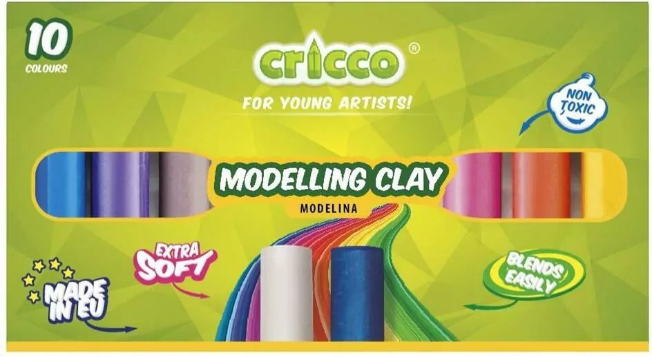 Modelina 10 kolorów CRICCO - tantis.pl