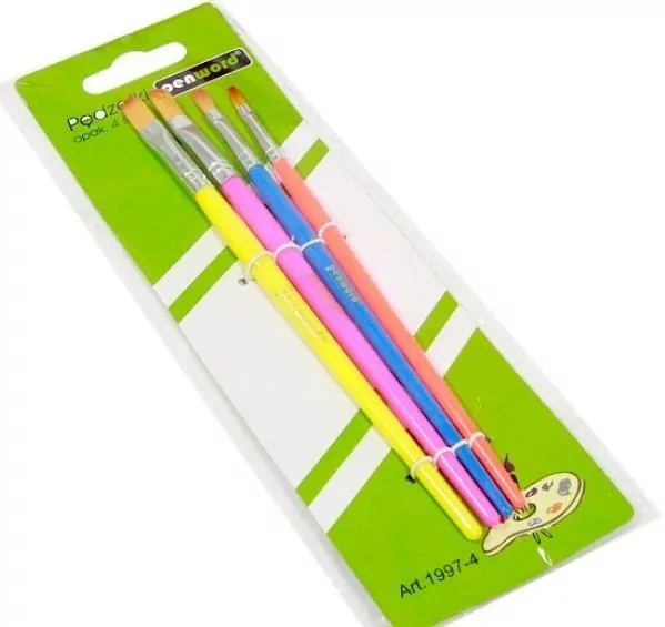 Pędzle 4 sztuki - tantis.pl