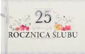 Karnet B6 Rocznica ślubu 25 - tantis.pl