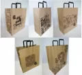 Torebka Kraft 380x320 XL kwiaty mix FRESH - tantis.pl