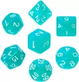 Komplet kości REBEL RPG - Kamienie Księżycowe - Turkus - tantis.pl