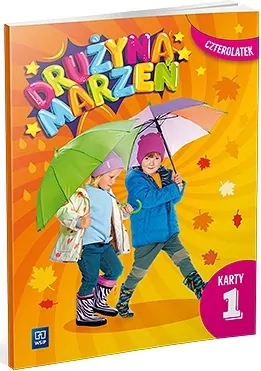 Drużyna marzeń Czterolatek. Karty pracy. Część 1 - tantis.pl