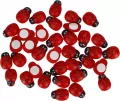Biedronki drewniane samoprzylepne 13mm 35szt - tantis.pl