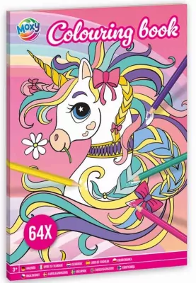 Kolorowanka jednorożec A4 64 strony