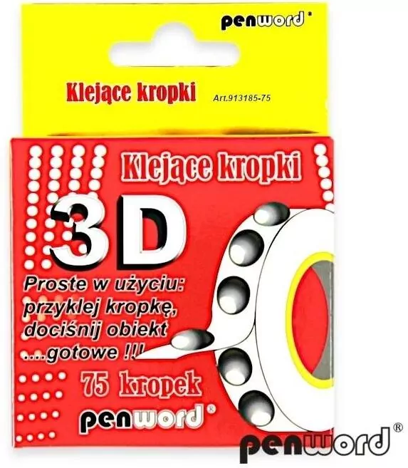 Klejące kropki 3D 75 kropek - tantis.pl