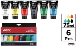 Farba akrylowa 75ml 6 kolorów