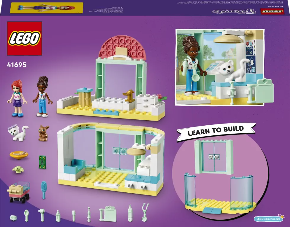 LEGO® Friends. Klinika dla zwierzątek. 41695 - tantis.pl