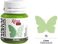 Farba akrylowa perłowa lime 75 20ml - tantis.pl