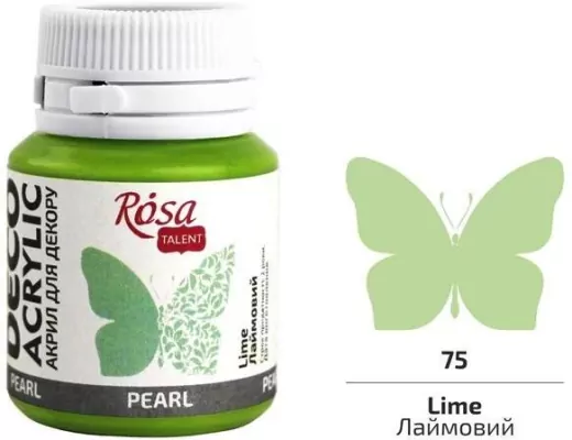 Farba akrylowa perłowa lime 75 20ml