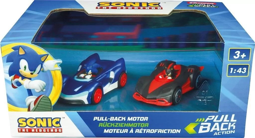 Carrera. Zestaw Team Sonic Racing Sonic, Shadow - tantis.pl