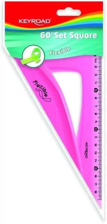 Ekierka 60 stopni elastyczna 18cm, mix - tantis.pl