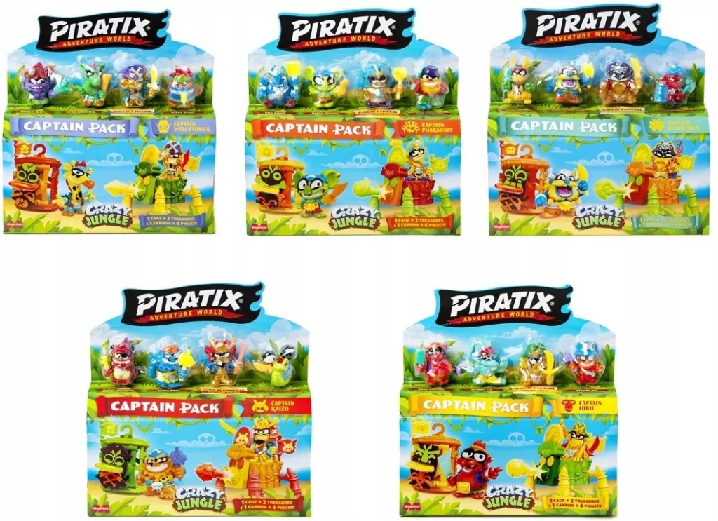 Piratix Crazy Jungle Captain Pack 4 1szt.mix - tantis.pl