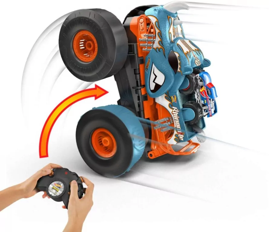Hot Wheels. Monster Trucks Rhinomite, pojazd zdalnie sterowany - tantis.pl